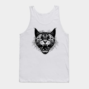 Angry cat Tank Top